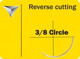 Catgut Plain Reverse Cutting 3/8 Circle